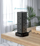 12 Way 1 Type C 3 USB Ports Tower Extension Lead