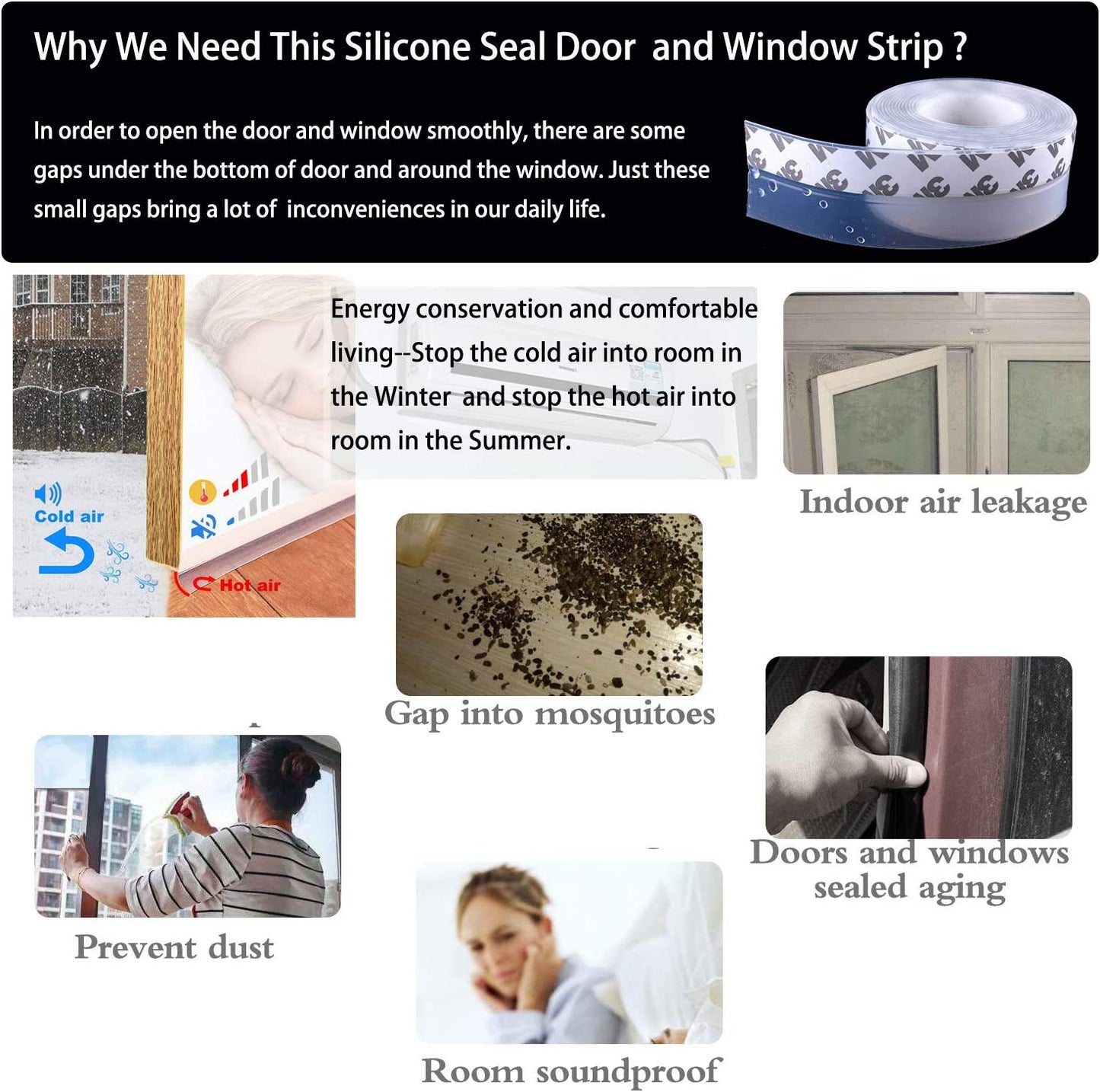Silicone Draught Excluder