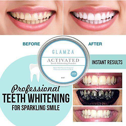 Charcoal Teeth Whitening & Bamboo Toothbrush