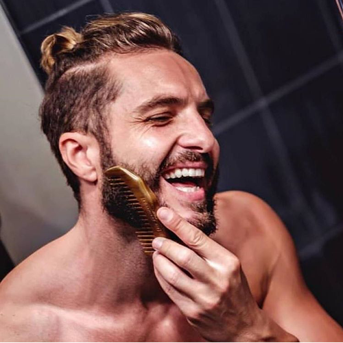 Hand Engraved Beard Comb