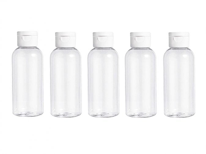 100ml Clear Flight Safe Travel Bottle