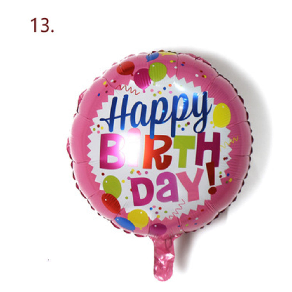 18" Inch Helium Foil Party Balloons