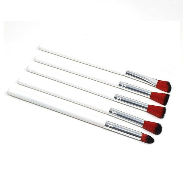 10pc Spectrum And Prism Coloured Make Up Brush Set