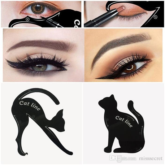 Cat Shaped Eyeliner Stencil