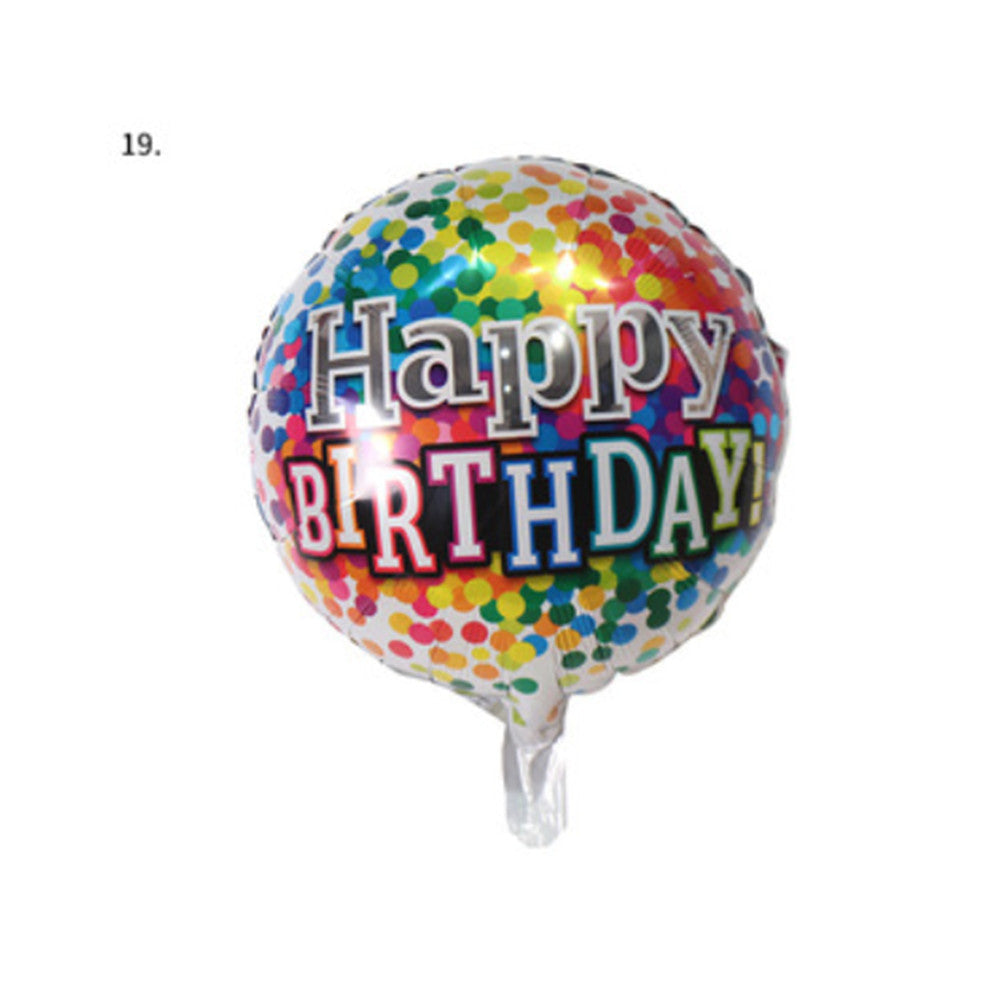 18" Inch Helium Foil Party Balloons