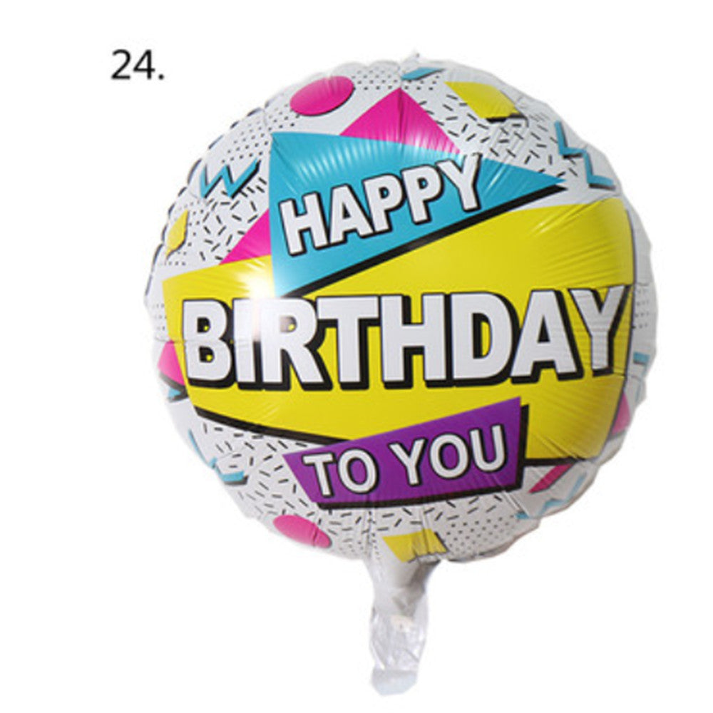 18" Inch Helium Foil Party Balloons