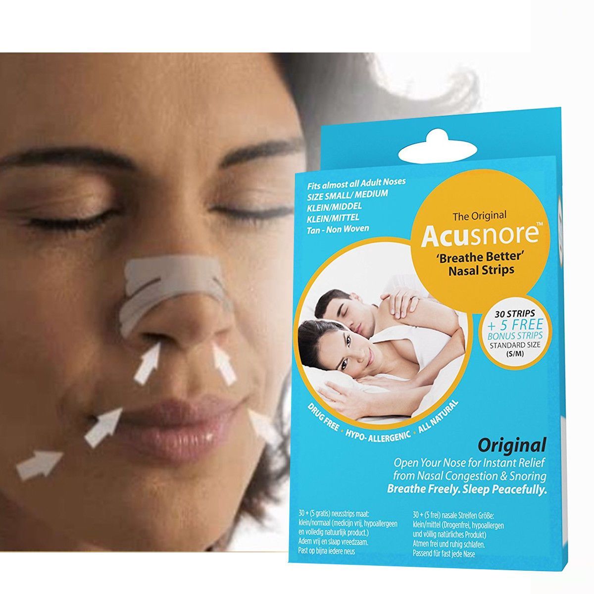 Anti snore Nasal Strips