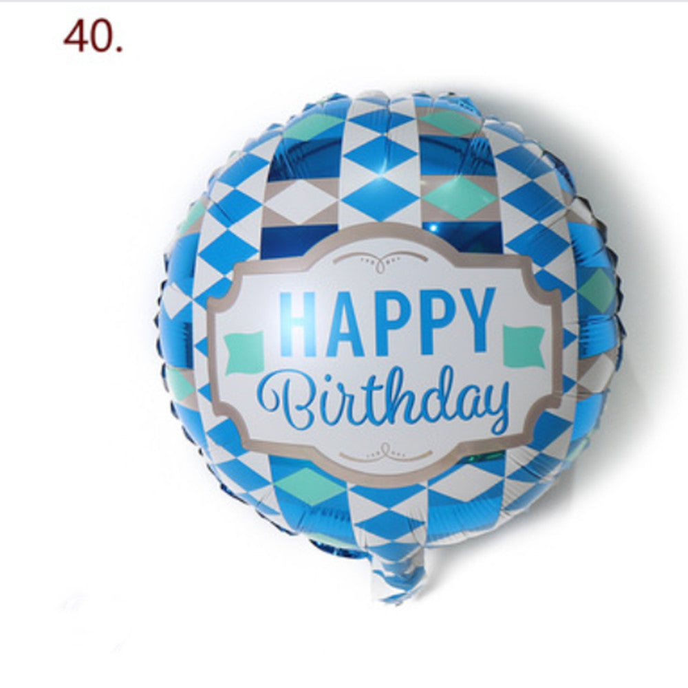 18" Inch Helium Foil Party Balloons