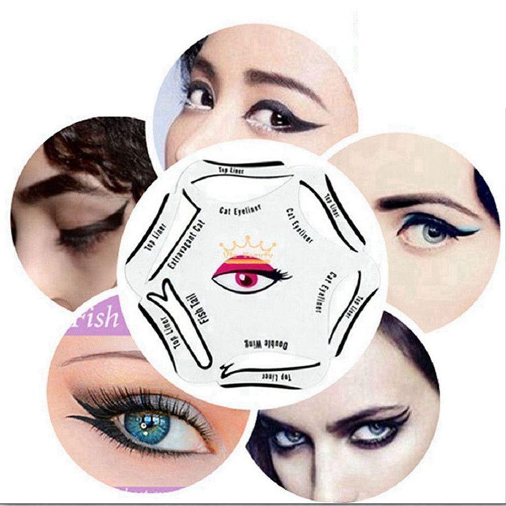 Cat Eyeliner 6 in 1 Stencil