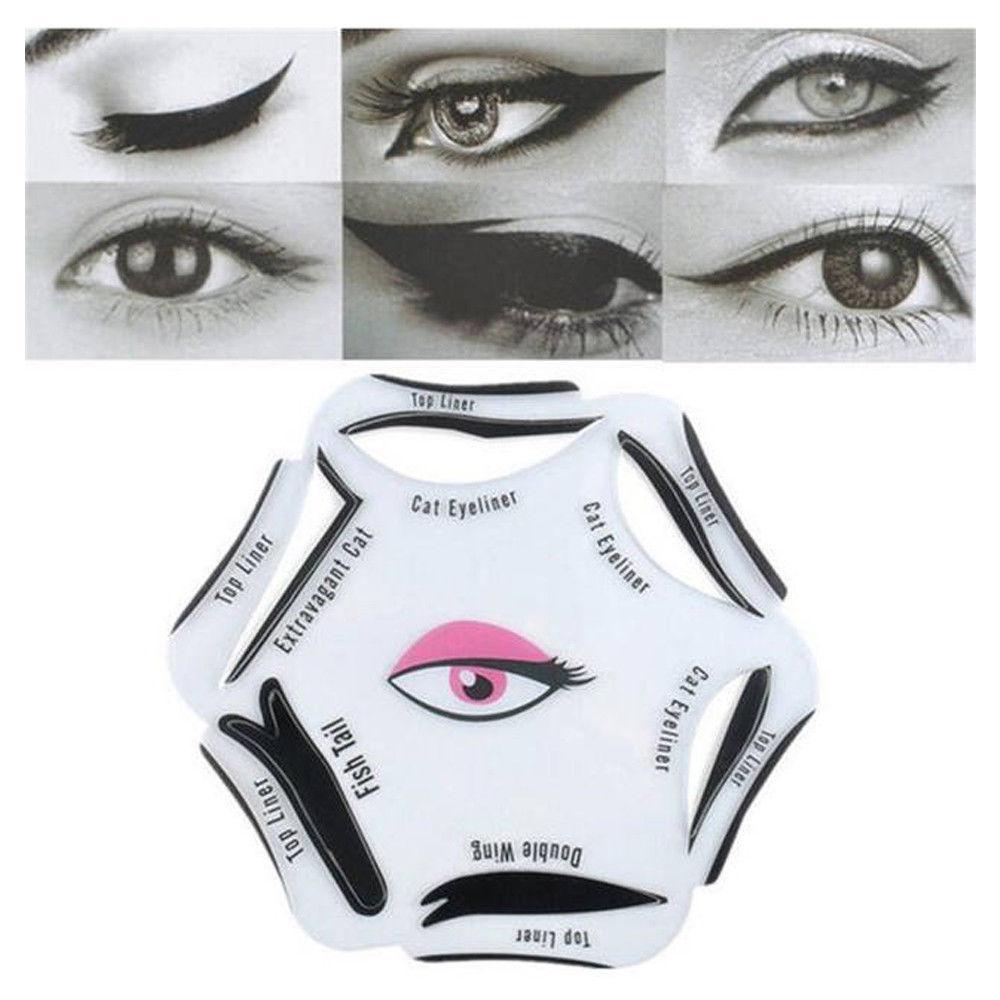 Cat Eyeliner 6 in 1 Stencil