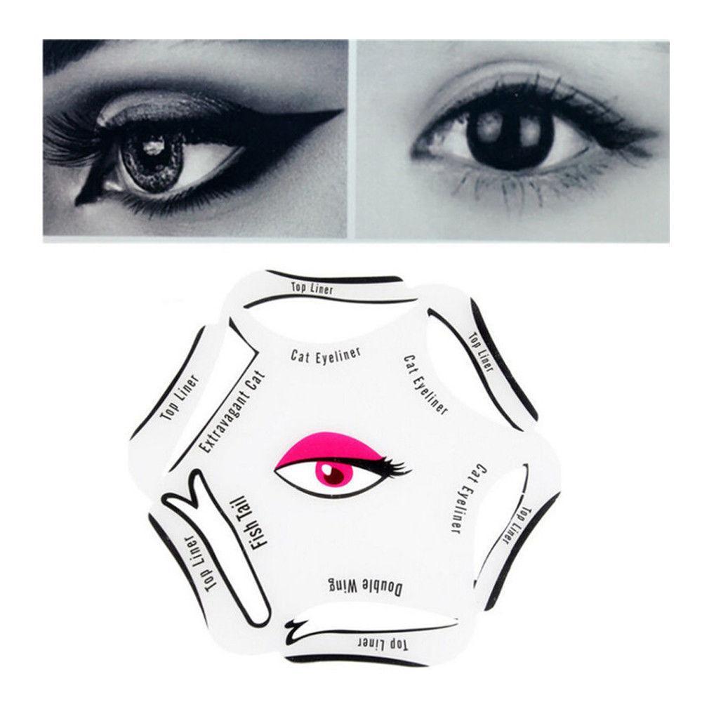 Cat Eyeliner 6 in 1 Stencil
