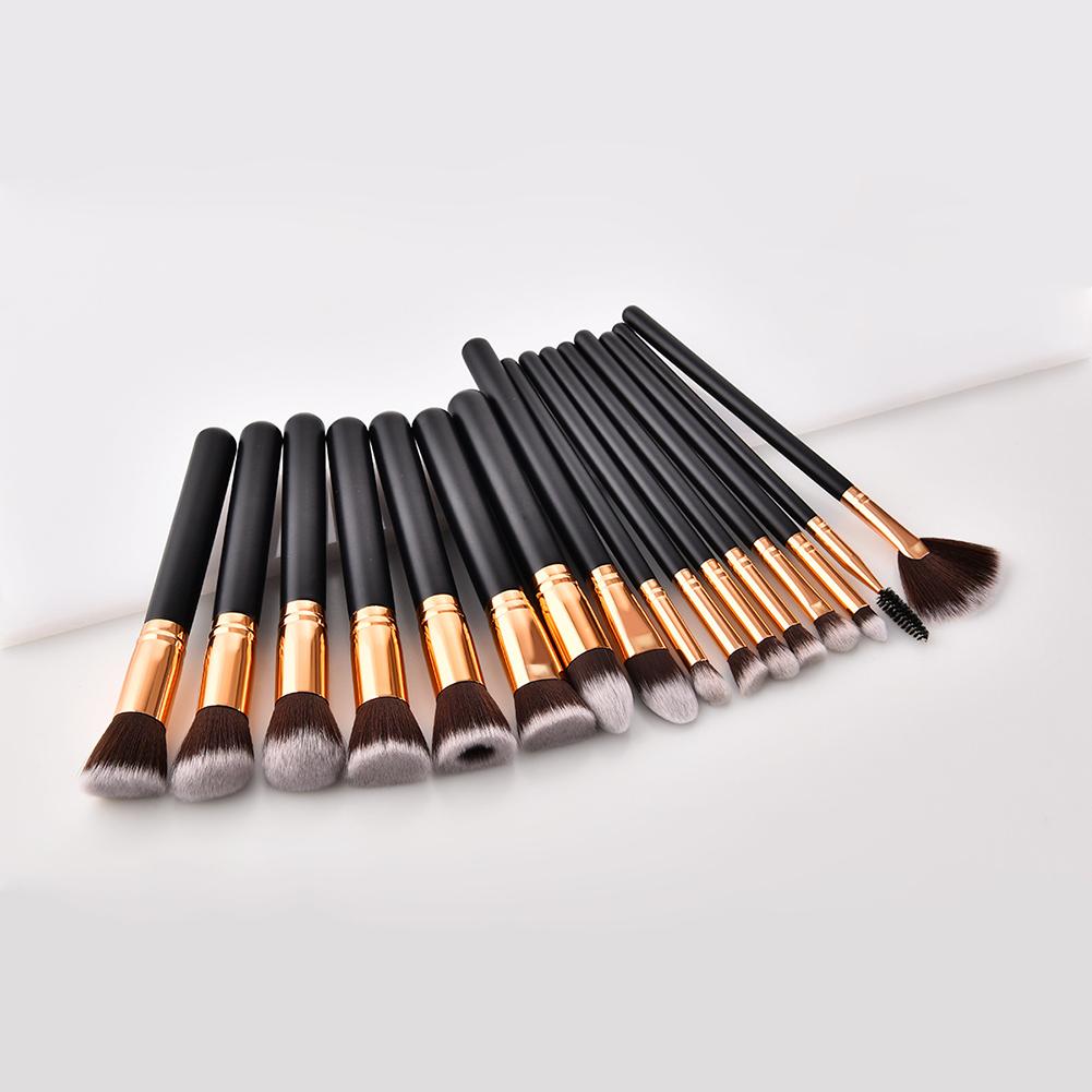 16pc Kabuki Makeup Brush Set