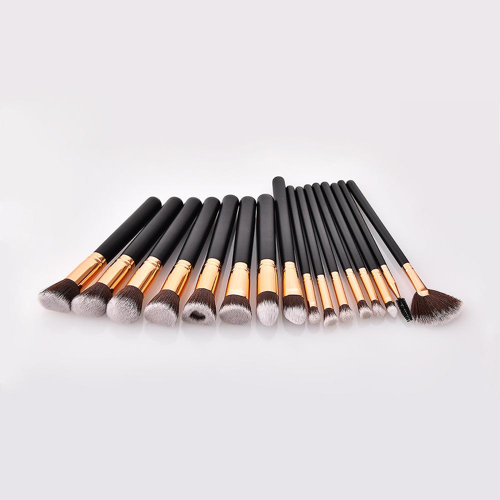 16pc Kabuki Makeup Brush Set
