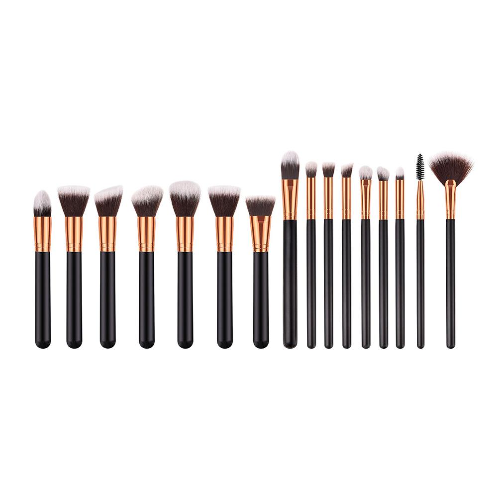 16pc Kabuki Makeup Brush Set