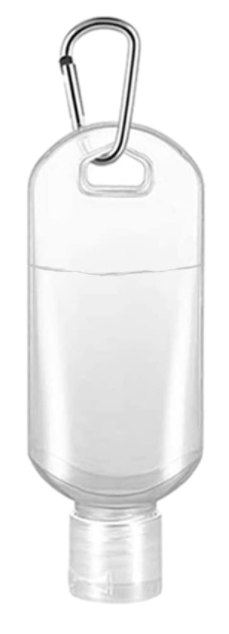 50ml Clear Flight Safe Travel Bottle