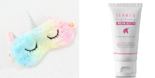 Unicorn Sleeping Mask & Unicorn Peel Off Mask