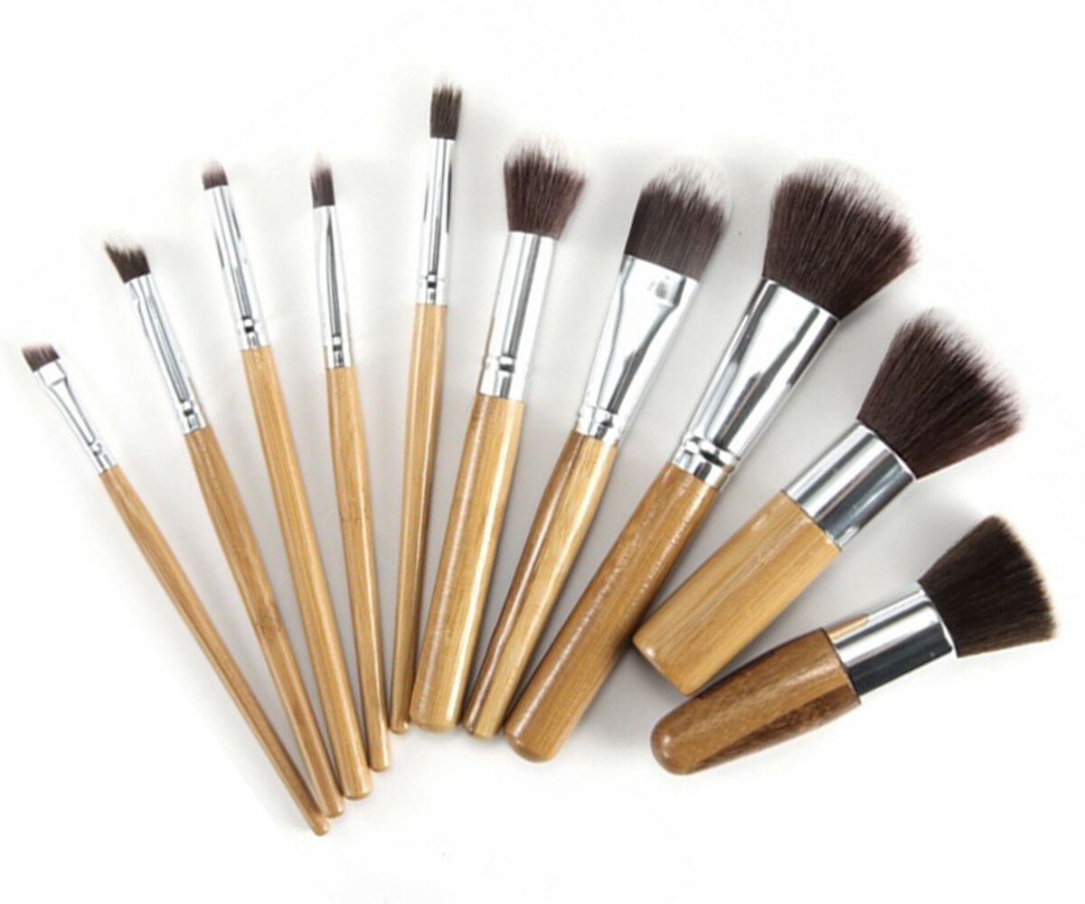 Bamboo Makeup Brush Set
