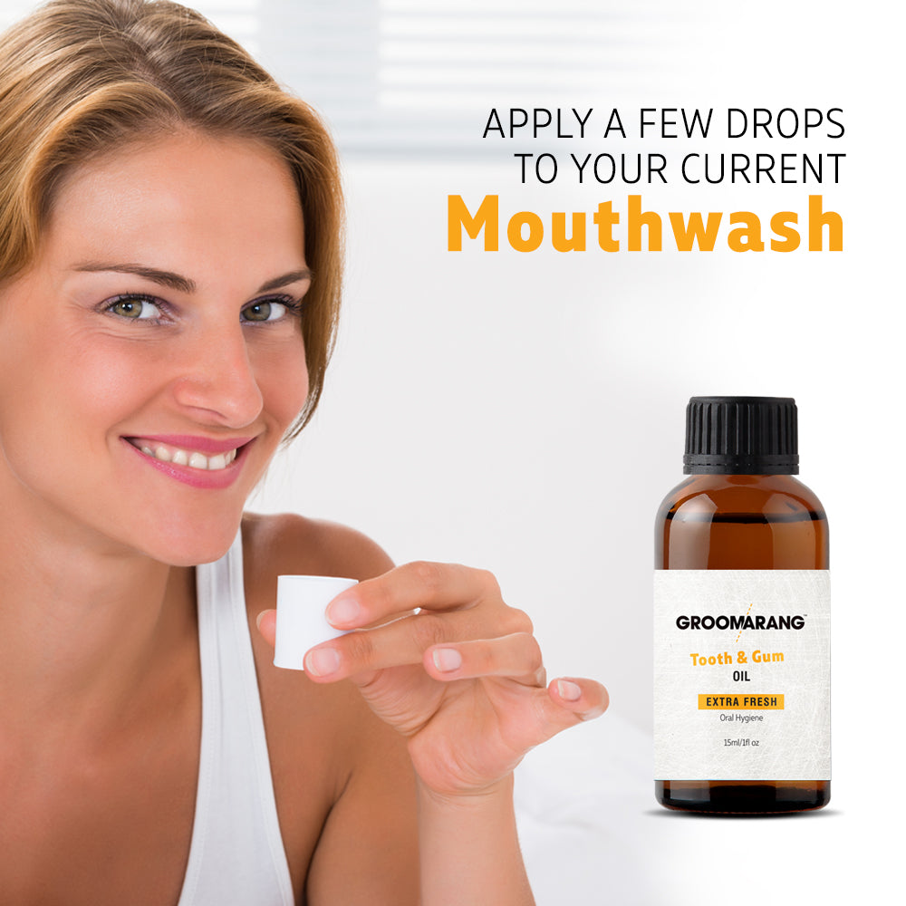 Tooth & Gum Treatment Oil + Tongue Scraper