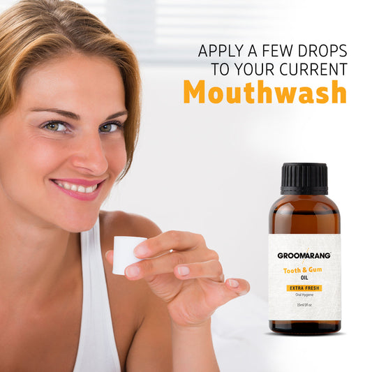 Tooth & Gum Treatment Oil + Tongue Scraper
