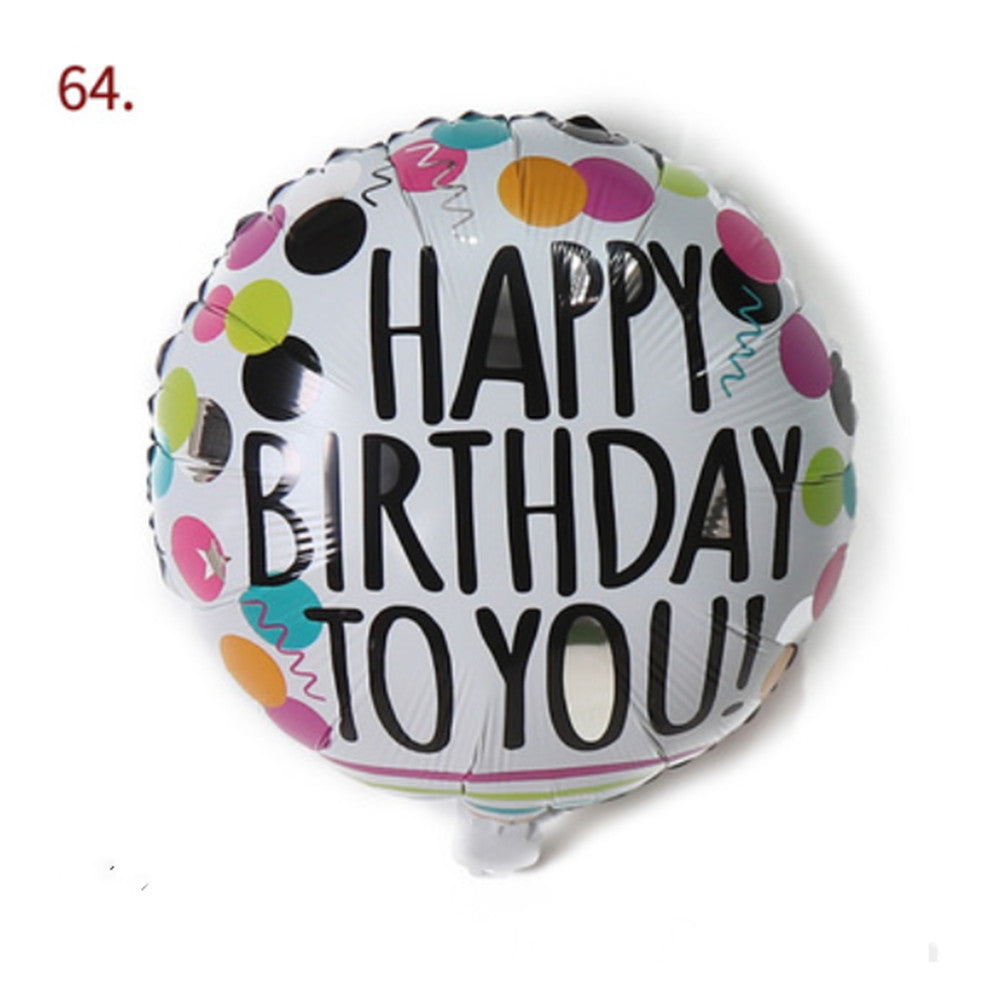 18" Inch Helium Foil Party Balloons