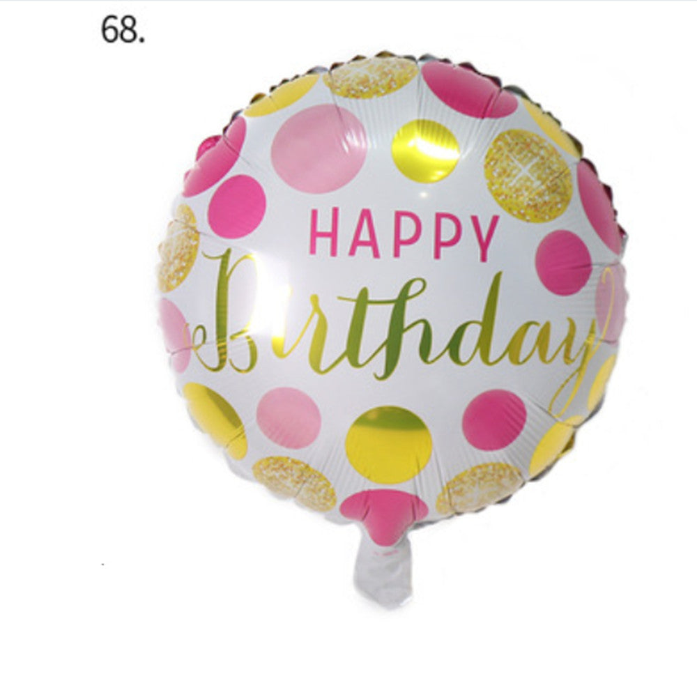 18" Inch Helium Foil Party Balloons