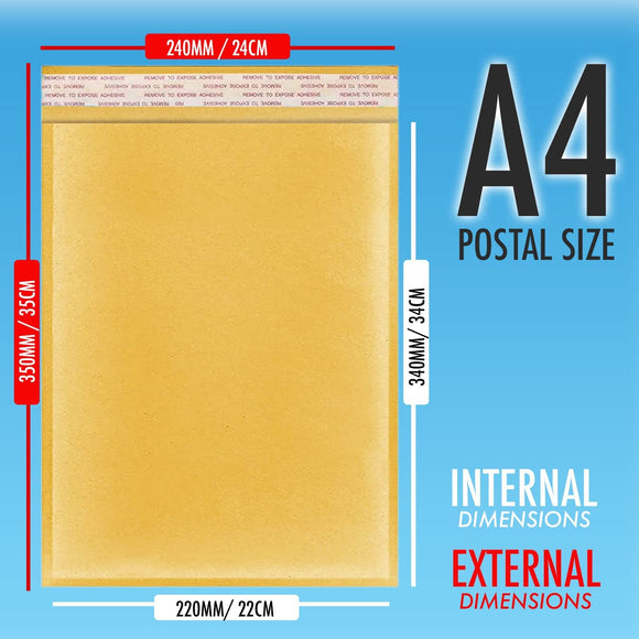 A4 Padded Envelopes