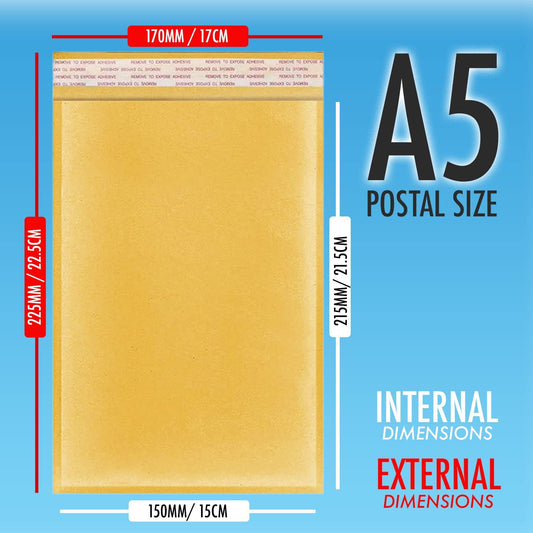 A5 Padded Envelopes