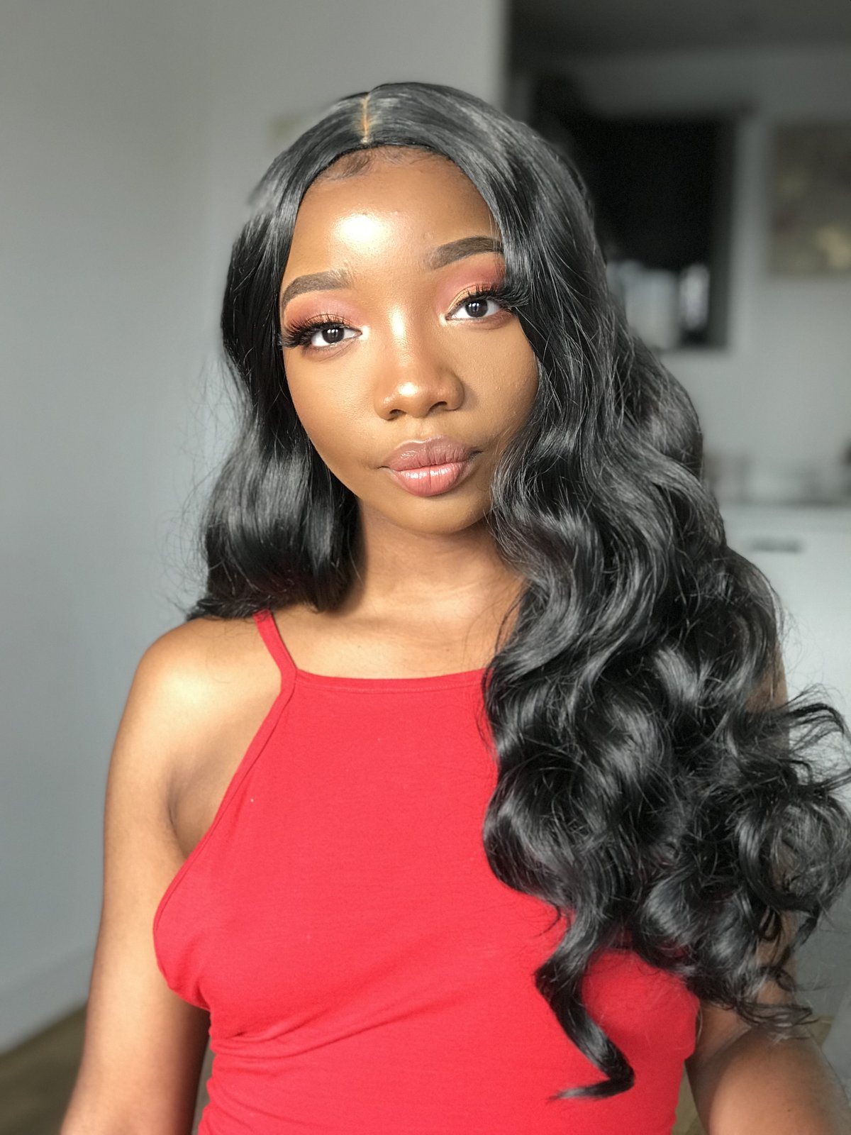 Adeola Natural Black Long & Wavy Wig