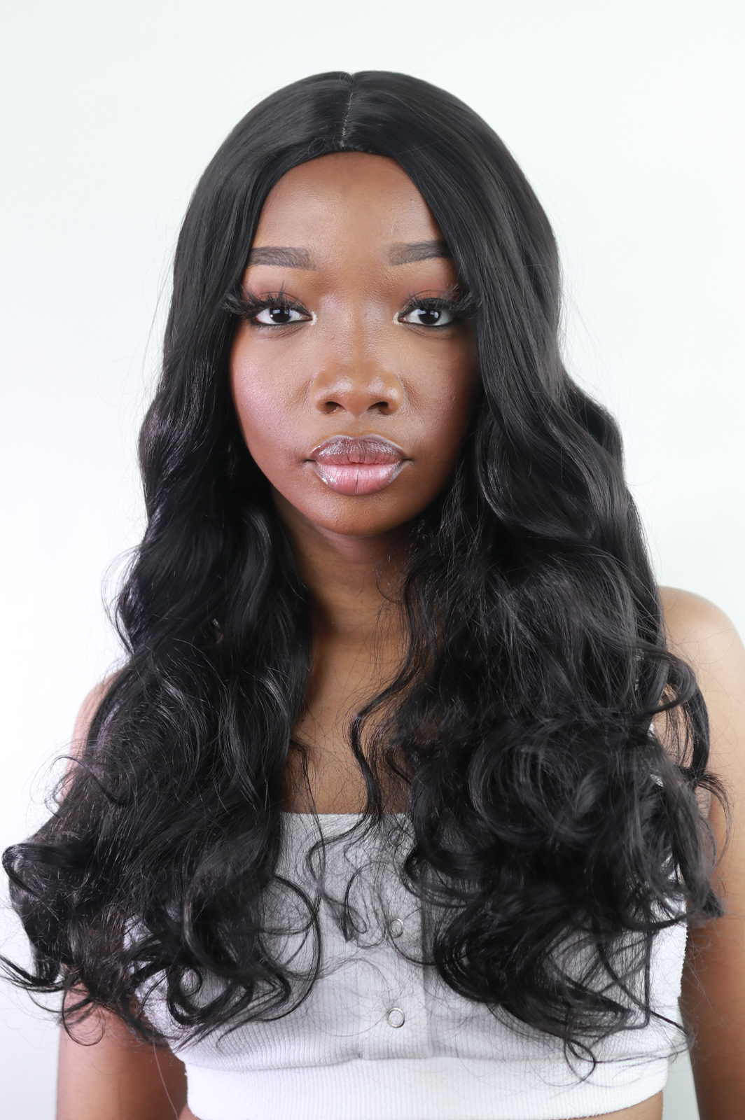 Adeola Natural Black Long & Wavy Wig