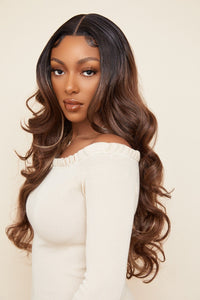 Amara Long Wavy Brown Wig