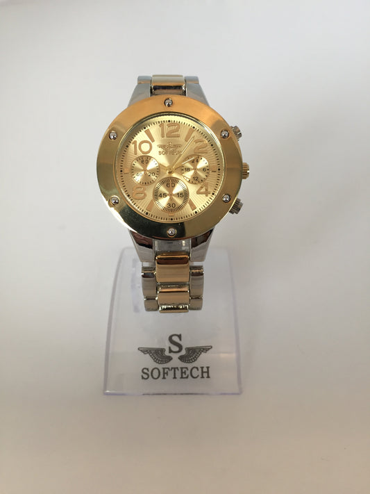Gold & Rose Gold Quartz Watch