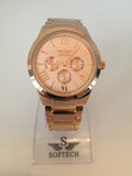 Rose Gold or Silver Quartz Wrist Watch