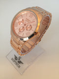 Rose Gold or Silver Quartz Wrist Watch