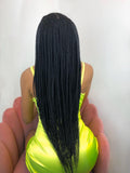Bonang Long Braided Black Wig
