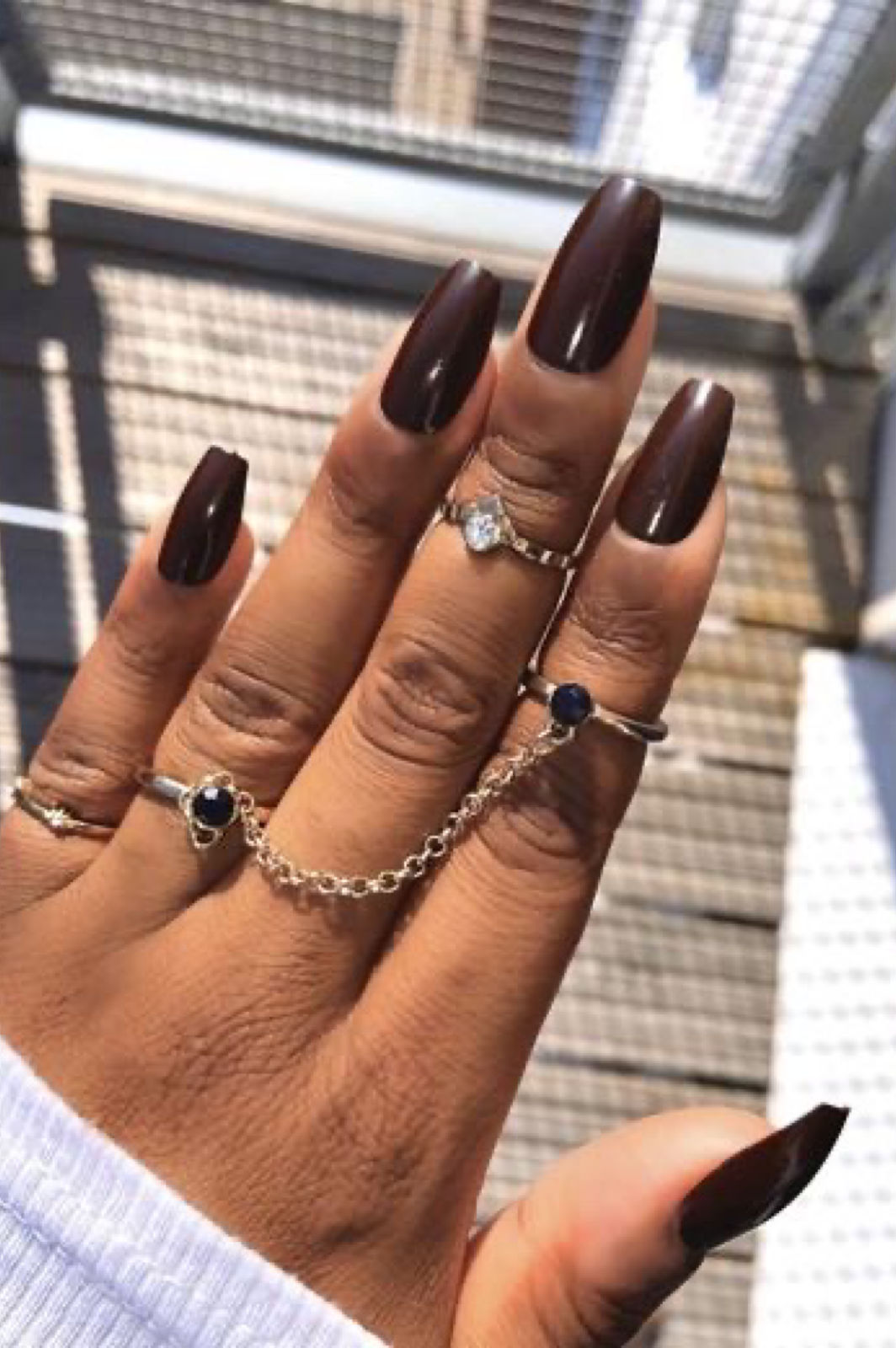 Bourbon Coffin Nails