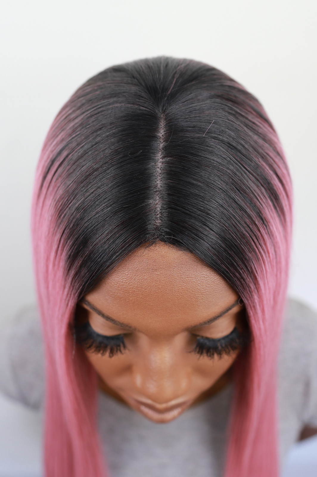 Candy Floss Long Pink Straight Wig