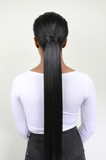 Coco Long Straight Black Ponytail