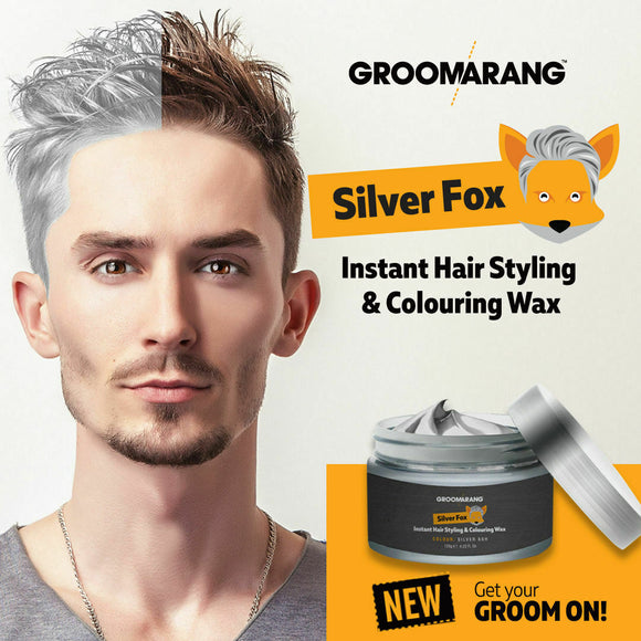 Silver Fox Hair Dye & Styling Wax