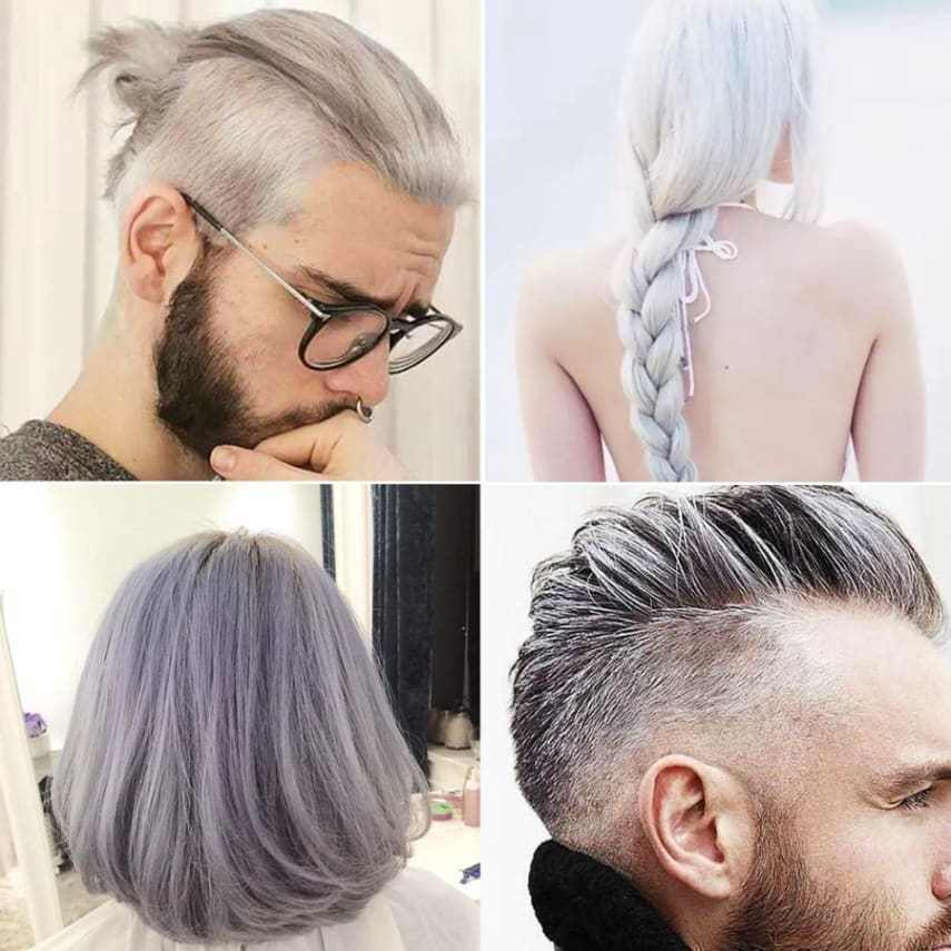 Silver Fox Hair Dye & Styling Wax