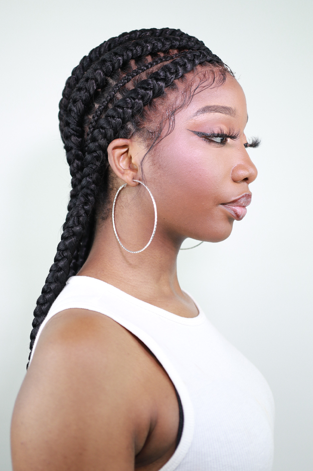 Derin Long Jumbo Braided Black Wig