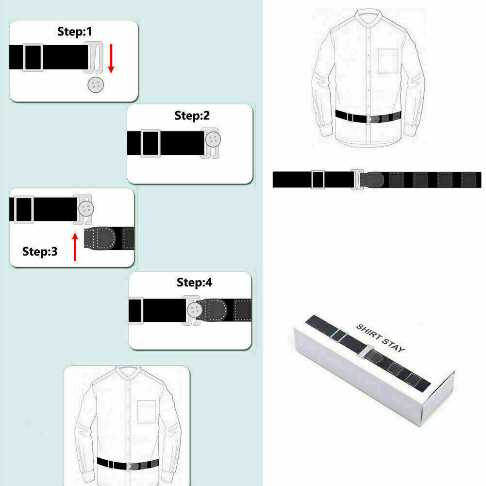 Elastic Shirt Belt