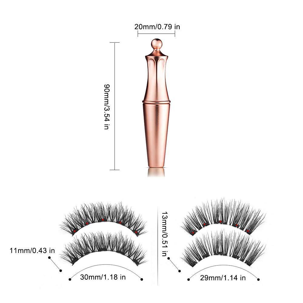 Magnetic Eyeliner + Easy Fake Eyelashes