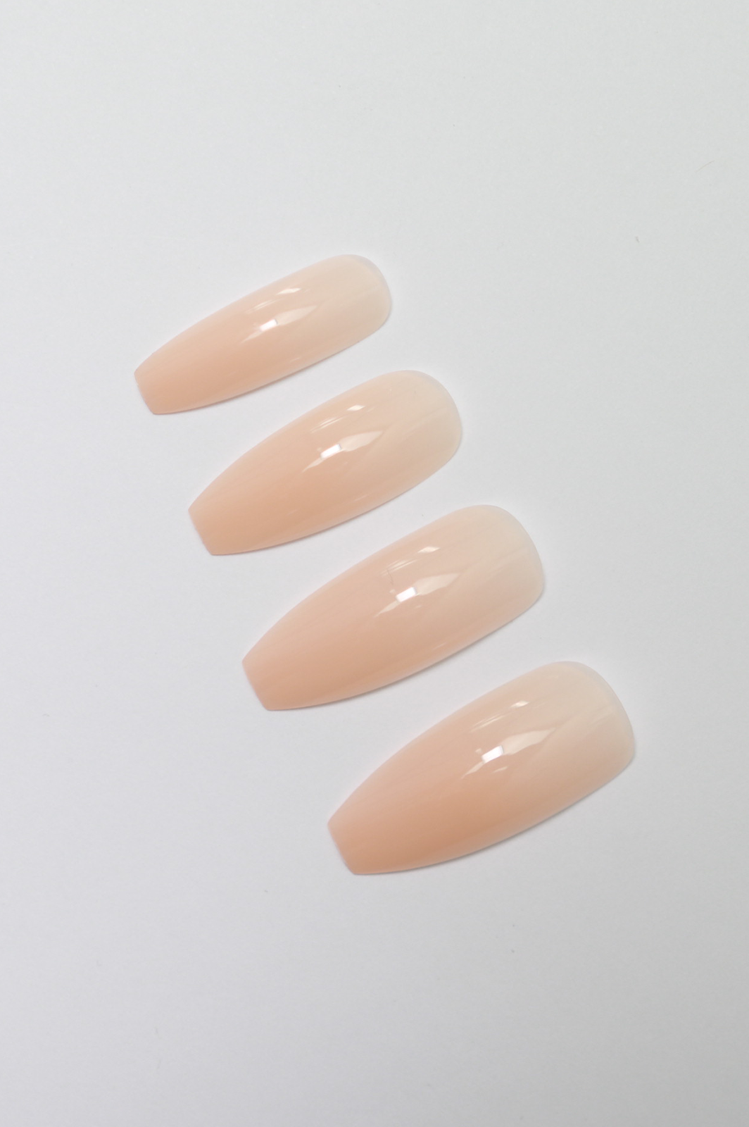 French Vanilla Coffin Nails