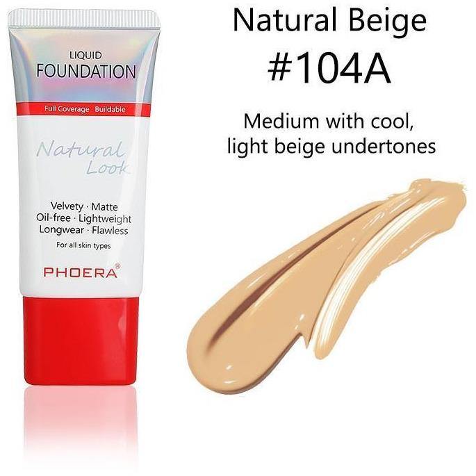 Phoera Flawless Lasting Matte Liquid Foundation Tube - Direct Savings Online 