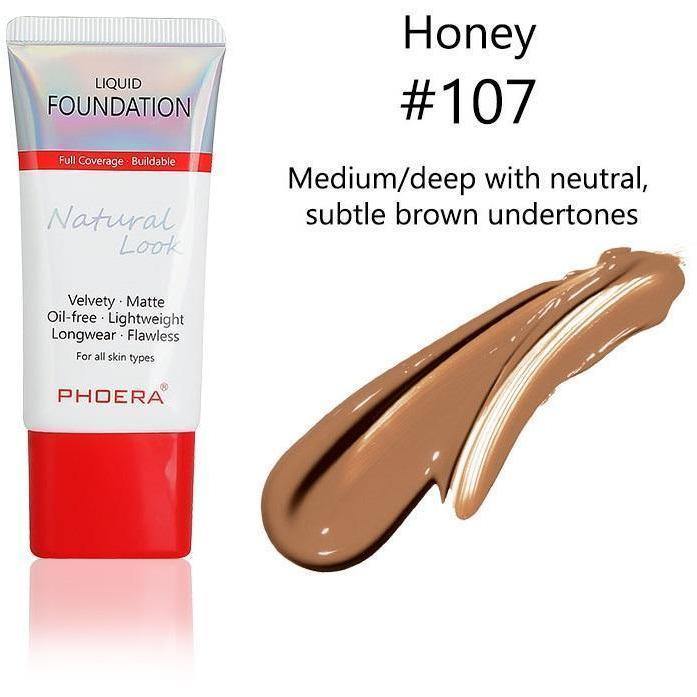 Phoera Flawless Lasting Matte Liquid Foundation Tube - Direct Savings Online 