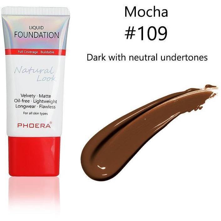 Phoera Flawless Lasting Matte Liquid Foundation Tube - Direct Savings Online 