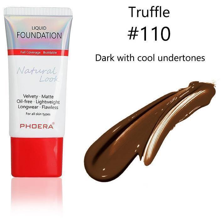 Phoera Flawless Lasting Matte Liquid Foundation Tube - Direct Savings Online 