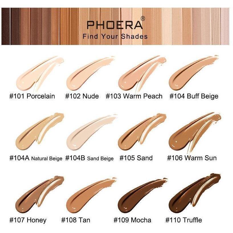 Phoera Flawless Lasting Matte Liquid Foundation Tube - Direct Savings Online 
