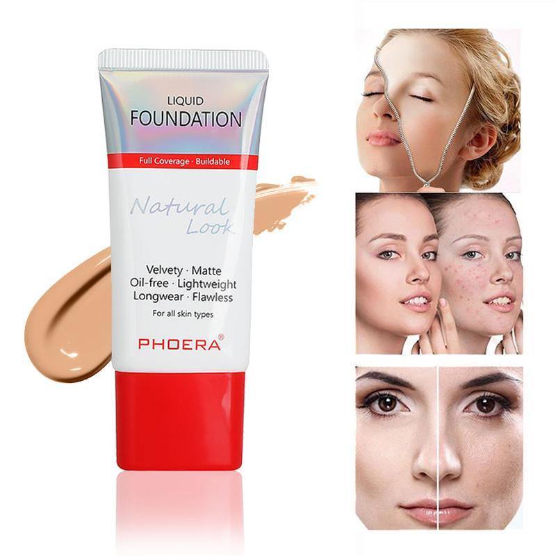 Phoera Flawless Lasting Matte Liquid Foundation Tube - Direct Savings Online 
