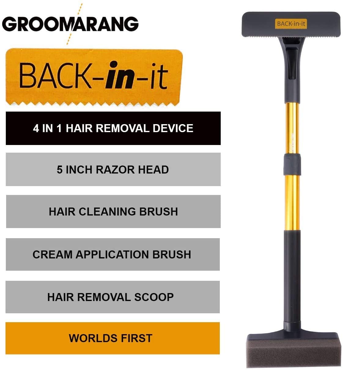Back-In-It Back Shaver Kit
